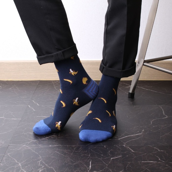 Mens Printed& Patterned Socks | 4 Pair Set - Picture 5 of 5